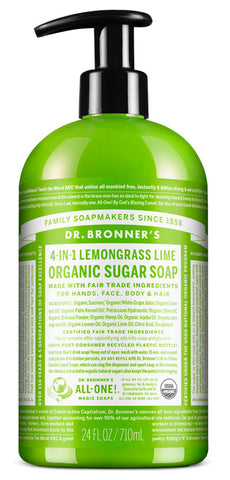 Dr Bronner - Sugar Soap Lemongrass