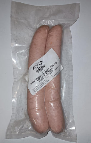 Bratwurst de Res y Tocino Estilo Turinger